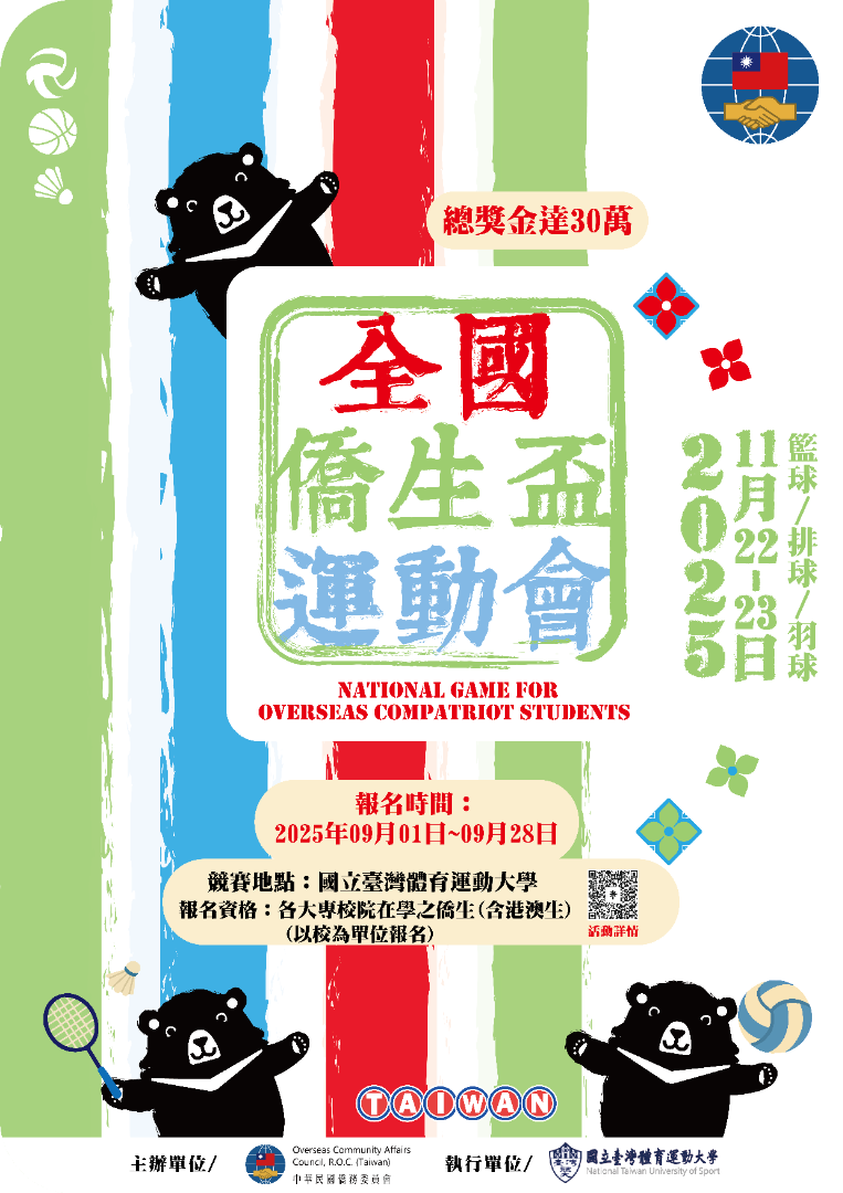 2025年全國僑生盃運動會